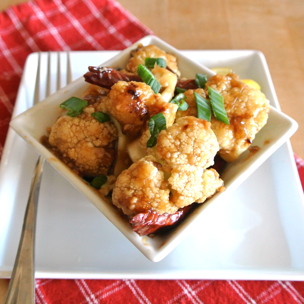 Mom, What's For Dinner? Kung Pao Cauliflower