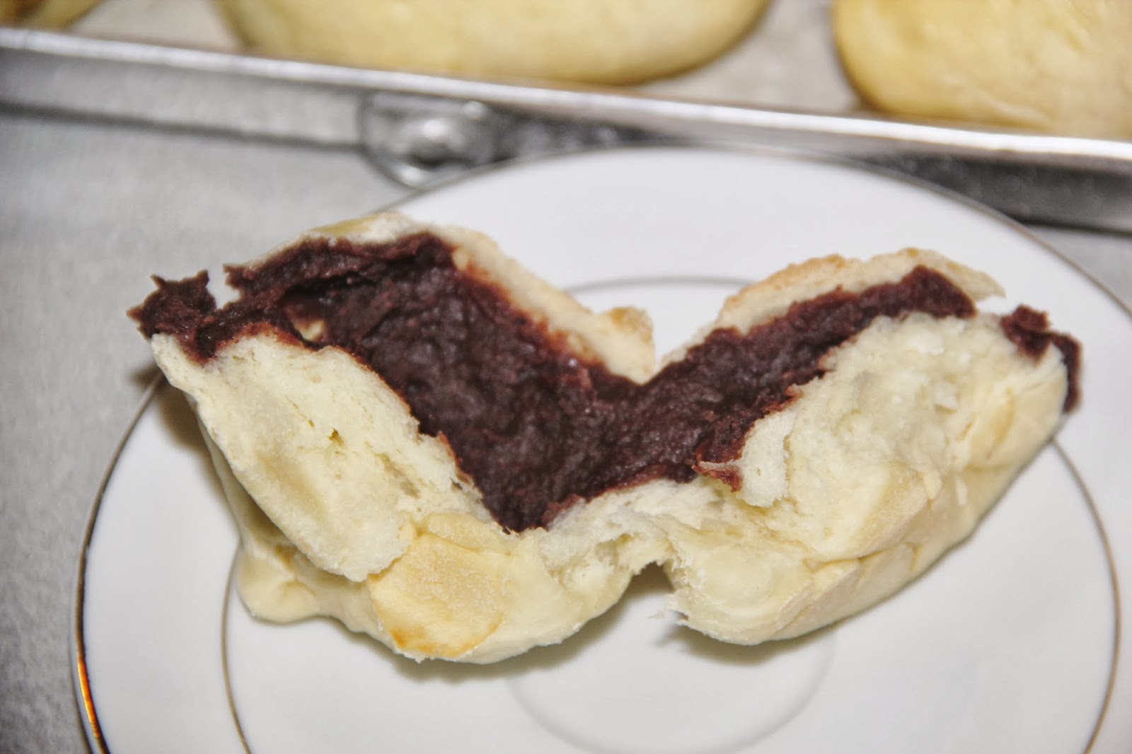 JessKITCHENLab Baked Red Bean Buns (焗豆沙包)