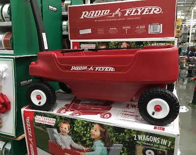 Have your kids go on a joyride with the Radio Flyer All Terrain Pathfinder Wagon