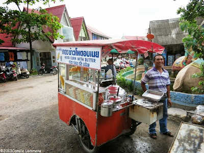 Corn and deep fried junk food