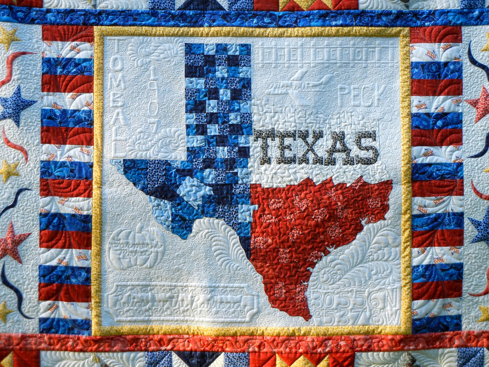 Bobbidink's Doings Anytown, Texas Quilt