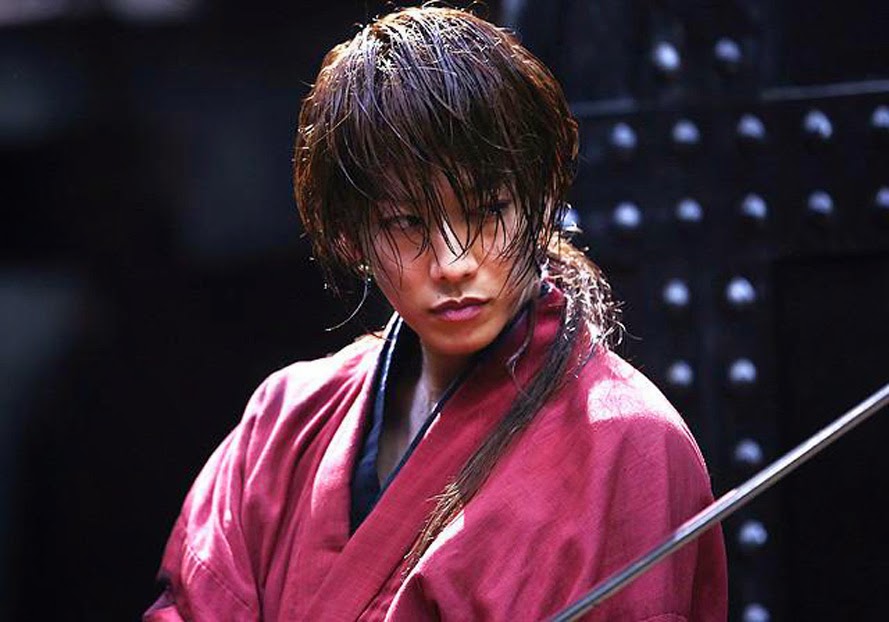 Sato Takeru as Himura Kenshin in the first Rurouni Kenshin live  action 