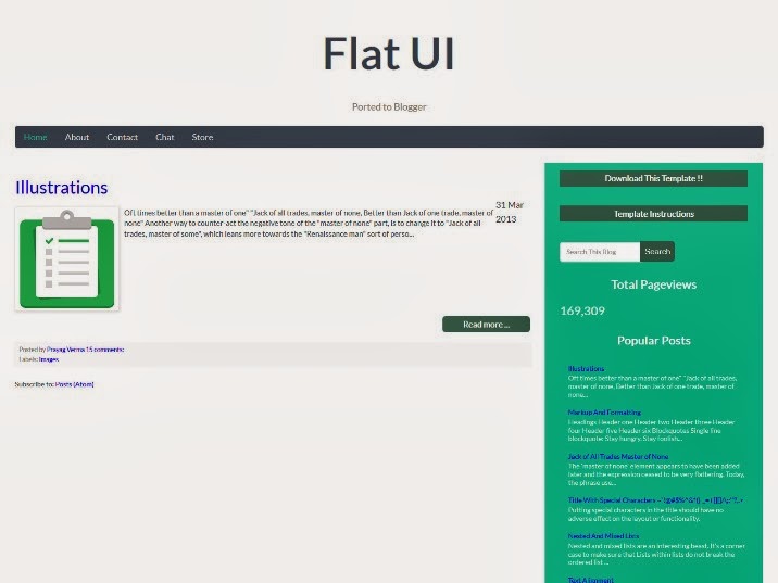 Flat UI Responsive