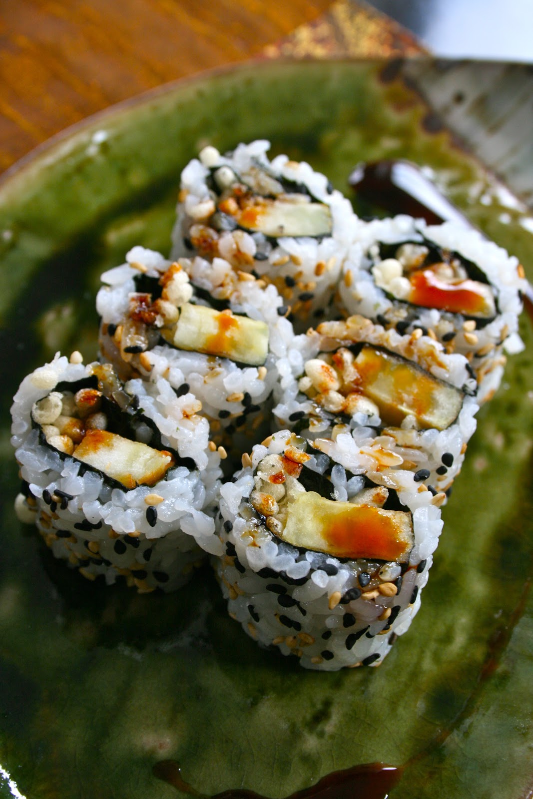 yukoscooking: sweet potato sushi roll