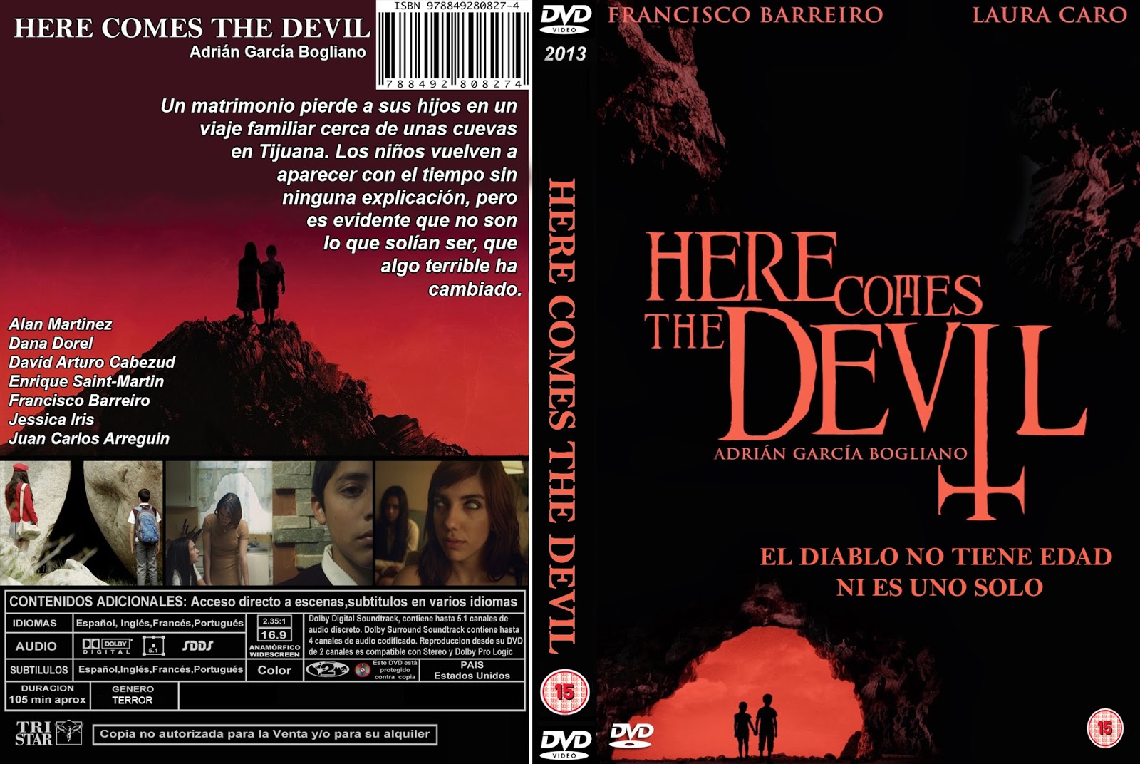 PB | DVD Cover / Caratula FREE: HERE COMES THE DEVIL - DVD COVER 2012