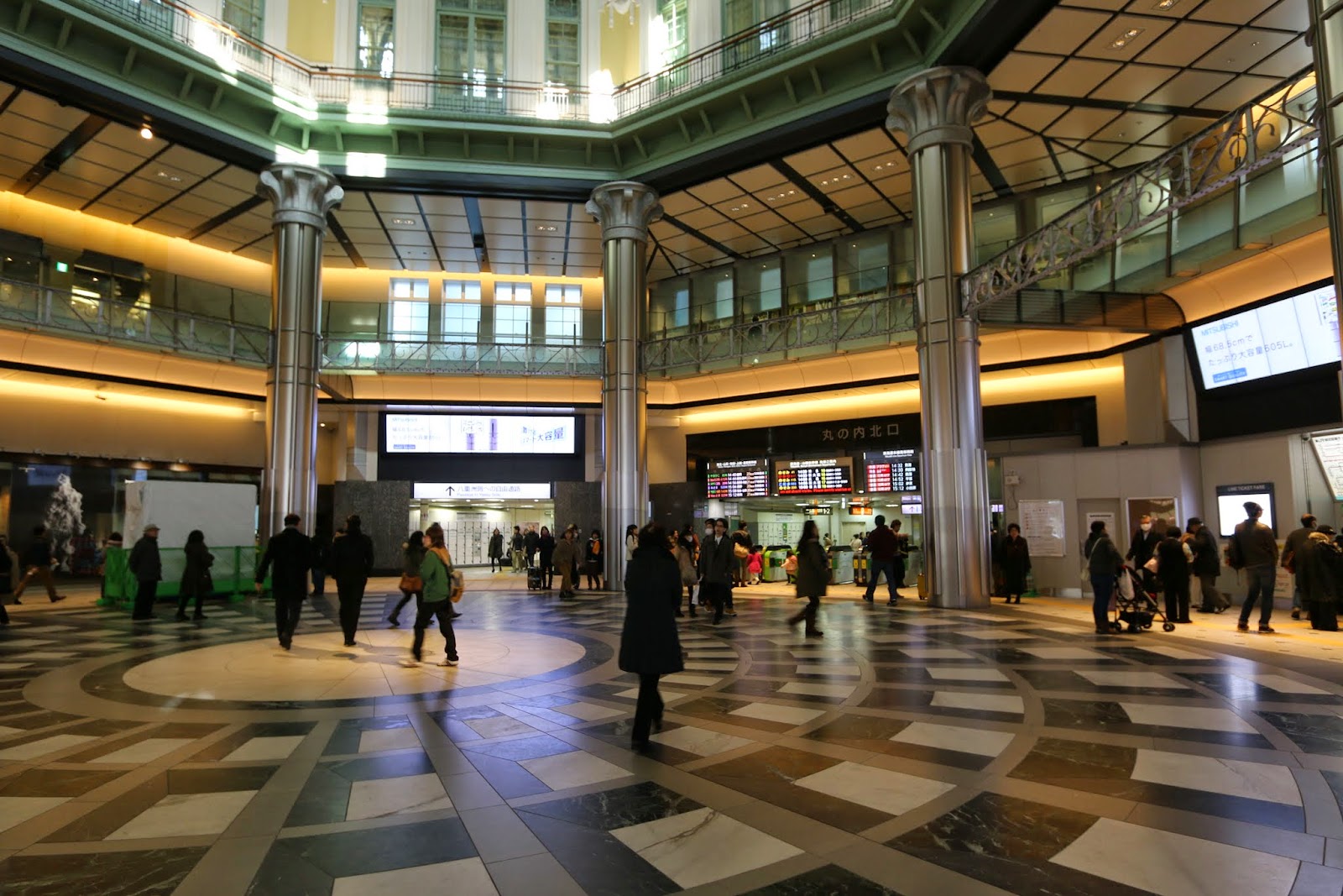 The busiest Tokyo Station dealing with trains coming from Tokyo Metro and Tokaido Shinkansen (JR high speed bullet train) lines in Tokyo, Japan The busiest Tokyo Station dealing with trains coming from Tokyo Metro and Tokaido Shinkansen (JR high speed bullet train) lines in Tokyo, Japan