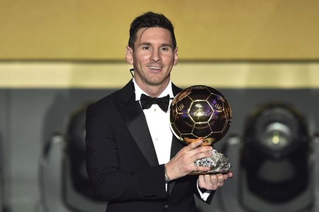 Lionel Messi Pemain Terbaik Dunia 2015