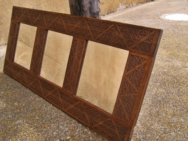 Espejo tallado: El atractivo de la madera