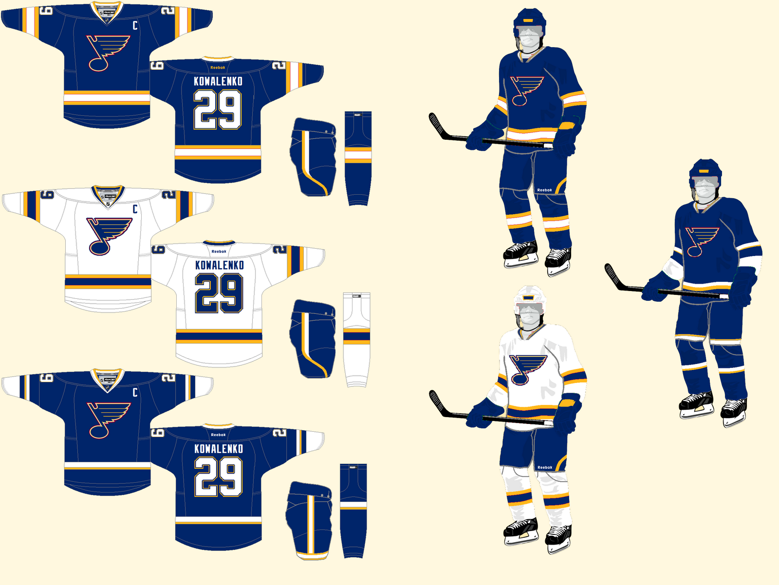 st louis blues concept jersey