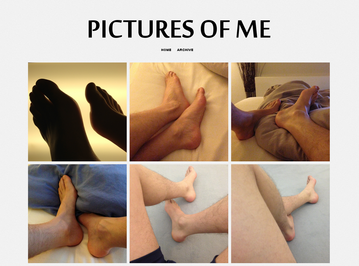 male feet in flip flops