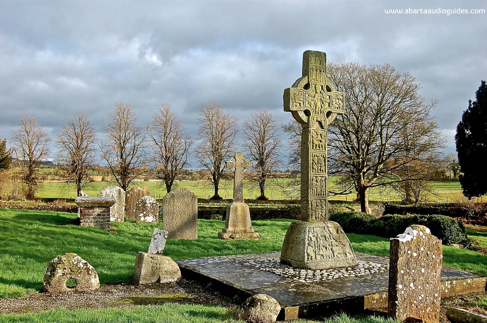 Time Travel Ireland Castledermot Round Tower and High Crosses, Co. Kildare