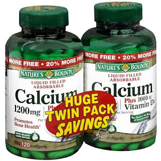 Buy 1 get 1 with Nature's Bounty Calcium 1200 mg Plus Vitamin D3 Dietary Supplement Softgels 120 ea