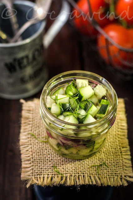 Quick Pickled Cucumber-Onion-Dill Summer Salad