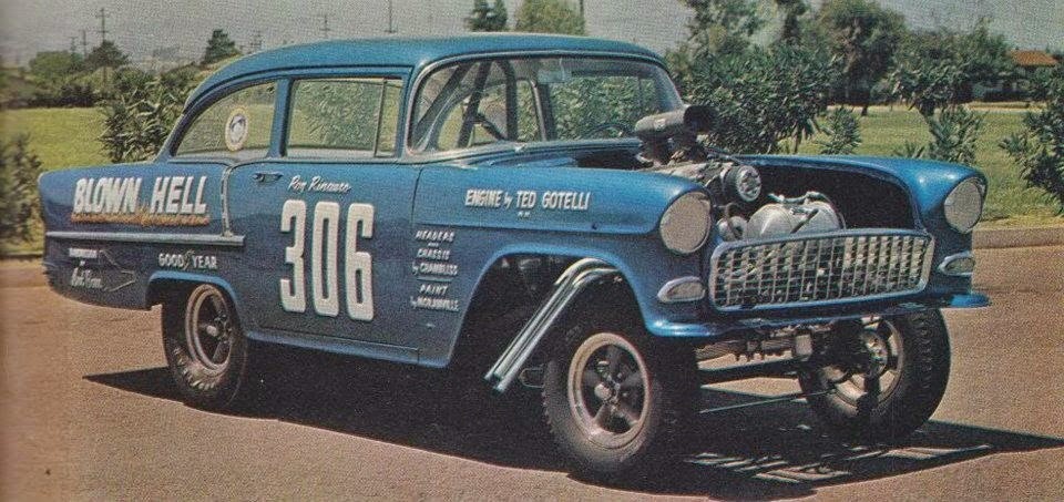 Image result for blown hell 55 chevy
