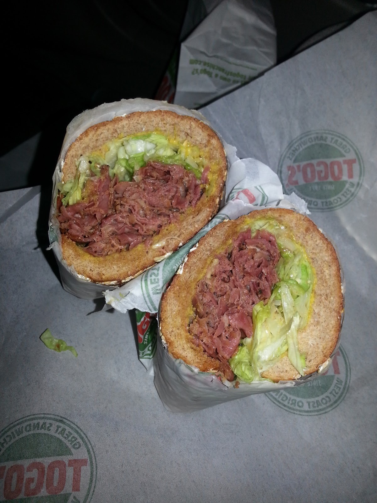 Taco Mother Fucking Graphics Togo's Pastrami Sandwich