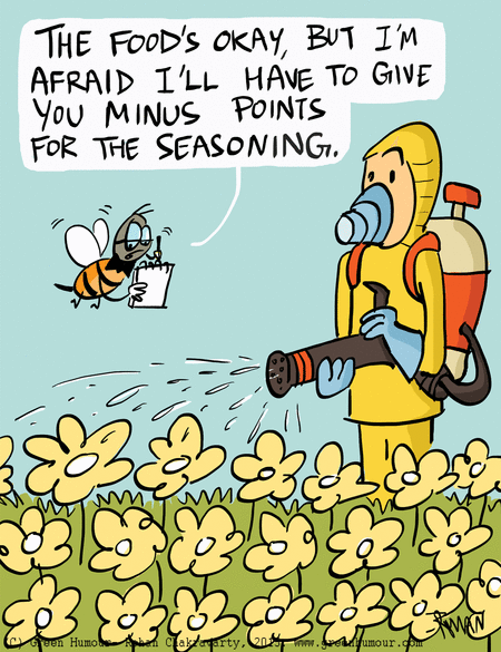 Green Humour: Bees and Pesticides