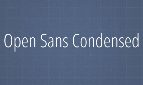 open sans condensed скачать шрифт