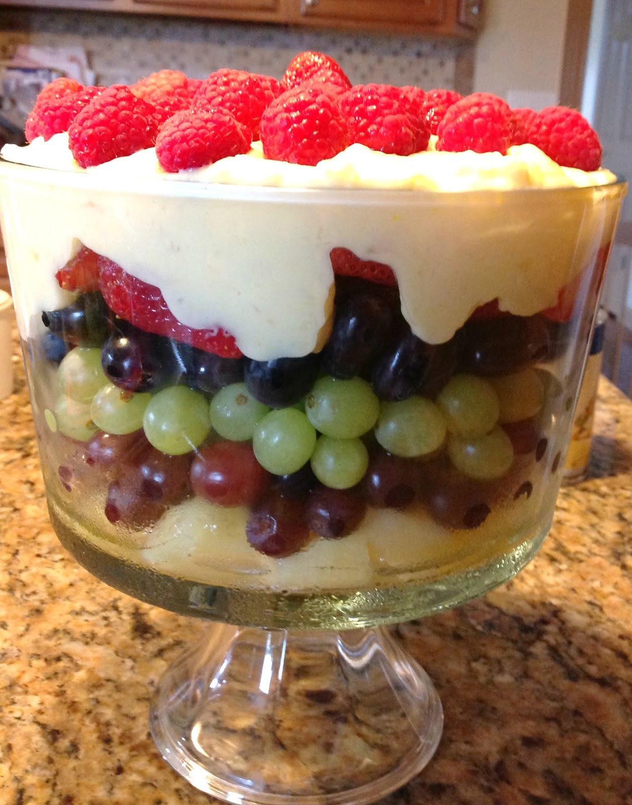 Cooking With Carlee Layered Fruit Salad Made by MiMi