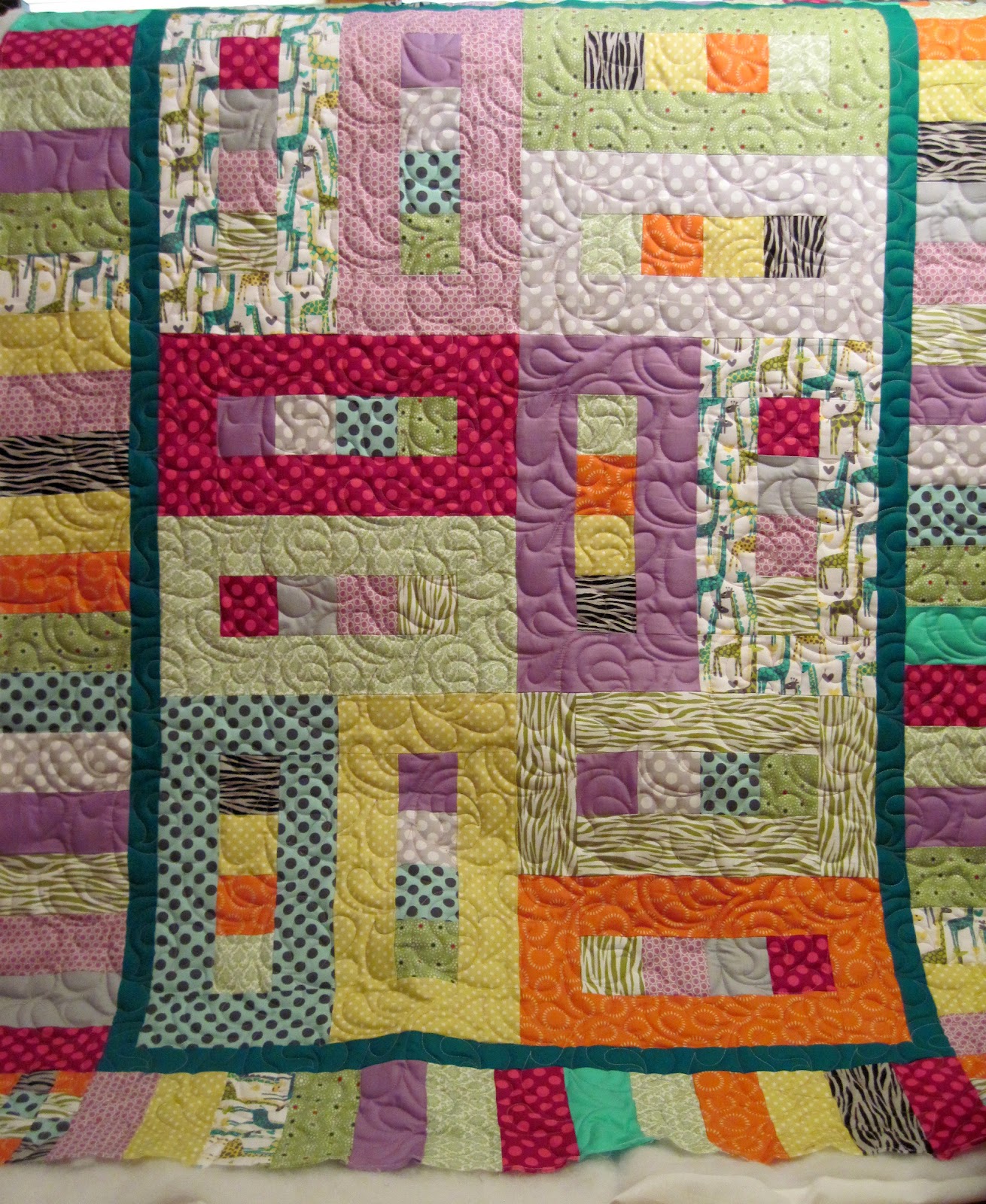 Jean's Quilting Page Quilted Peas in a Pod