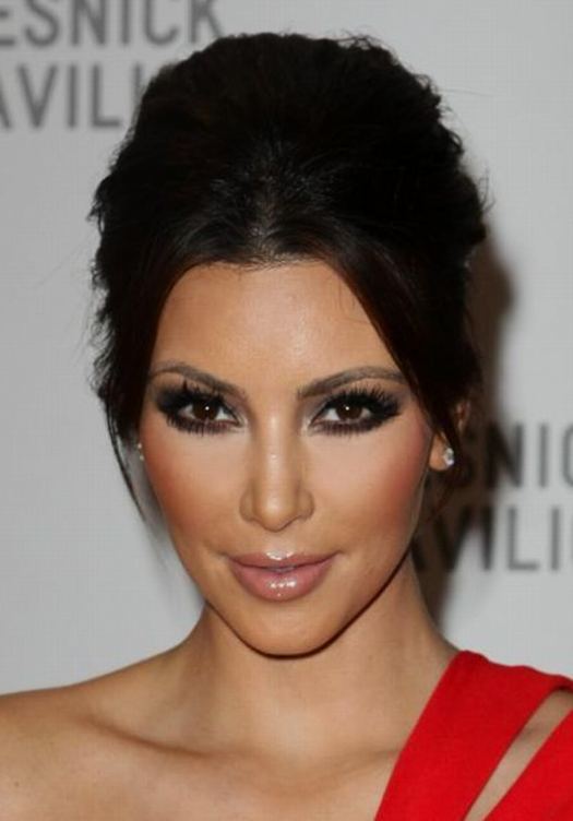 Kim Kardashian Beauty And Style 3 Gorgeous Kim Kardashian S Updo