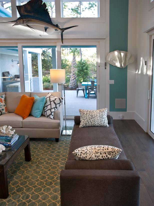 Modern Furniture 2013 HGTV Smart Home Living Room Pictures