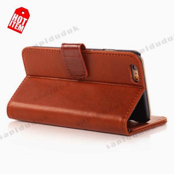 Case With Card Slot For iPhone 6 Brown