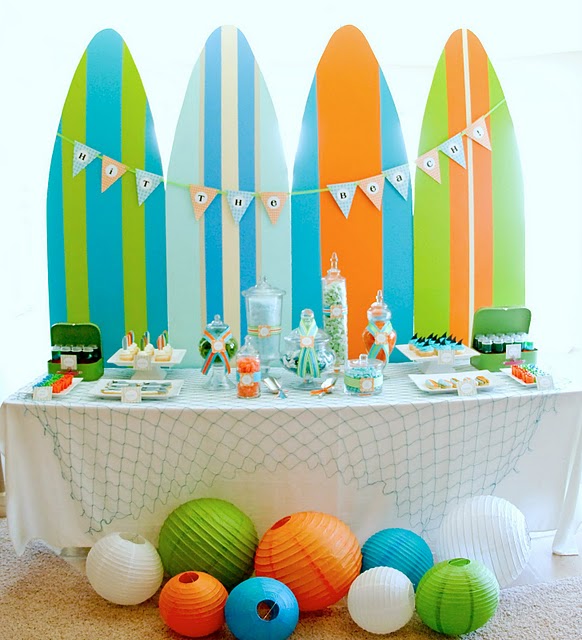 It's Written on the Wall An Amazing Surf's Up Summer Party for kids