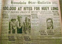 Huey Long's death