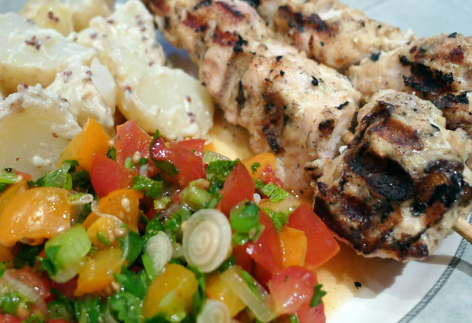 Culinary Adventures in London Afghan Chicken Kebabs with Indian Style