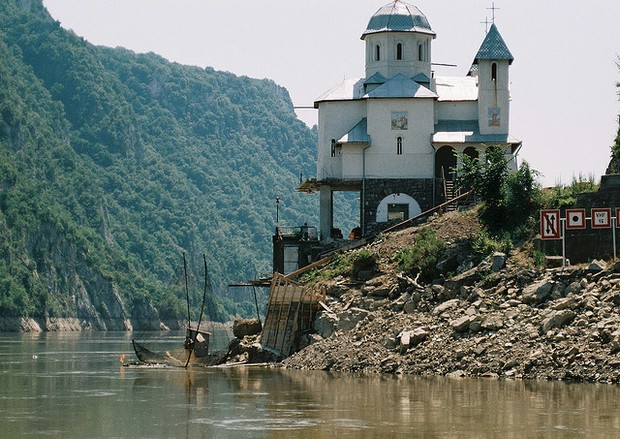 Mraconia church, Dunarea, Orsova, Romania