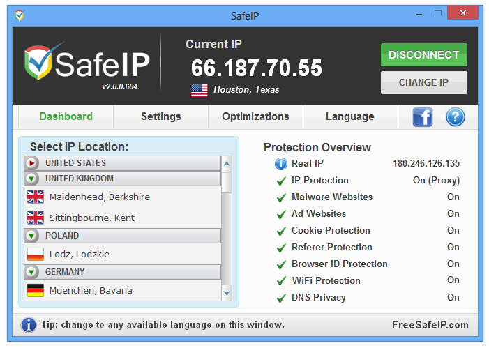 SafeIP v2.0.0.1021