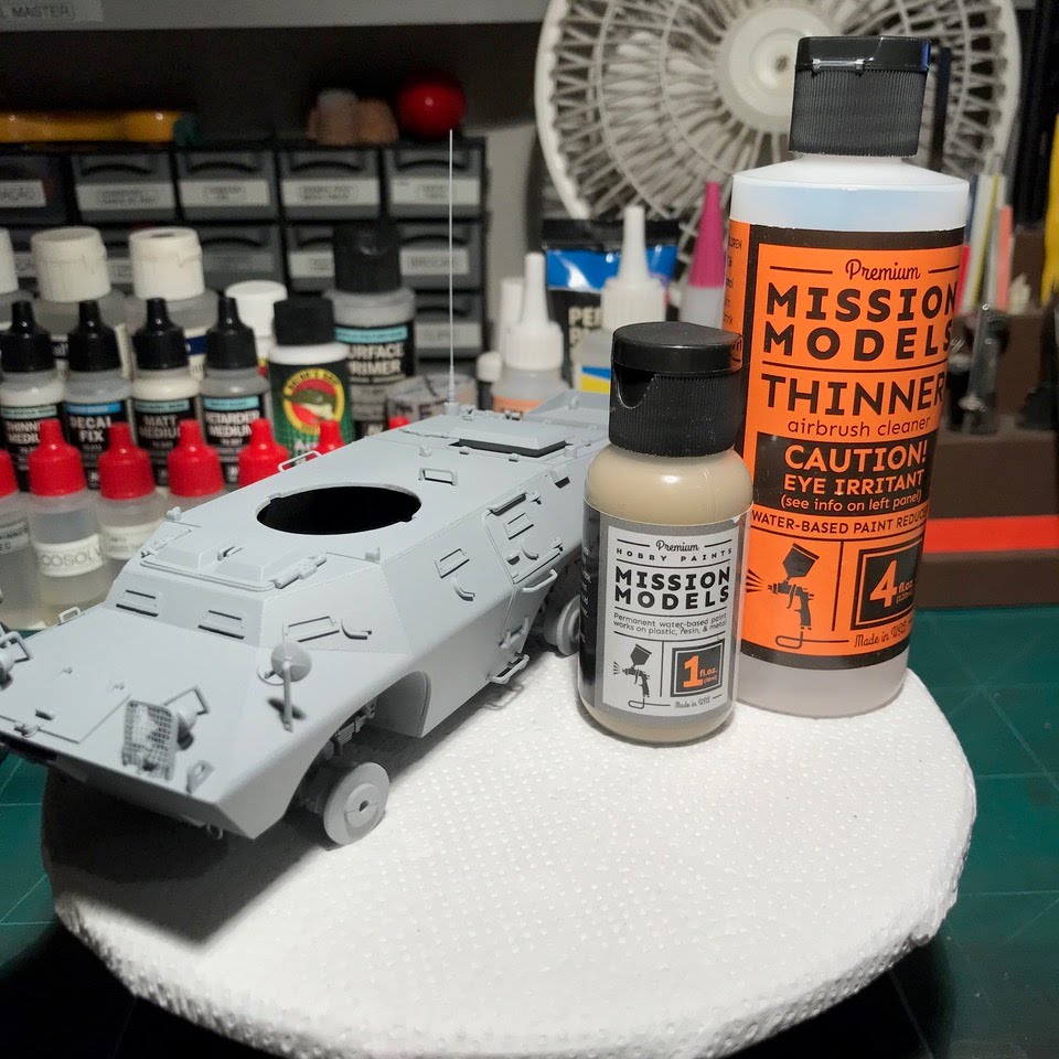 Mission Models Paint- Part 1 (Thinner, Polyurethane, Primer and Paint)