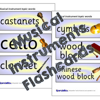 Musical instruments Flashcards