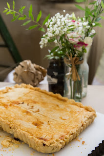 Homemade pie wedding buffet