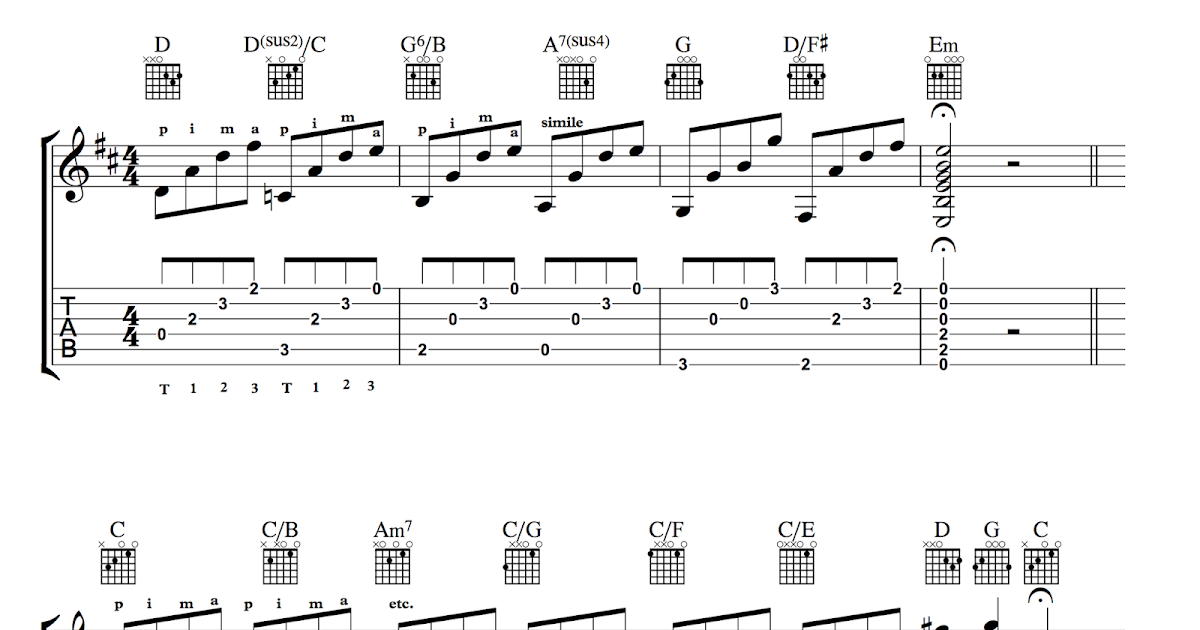 Bass lines in a image