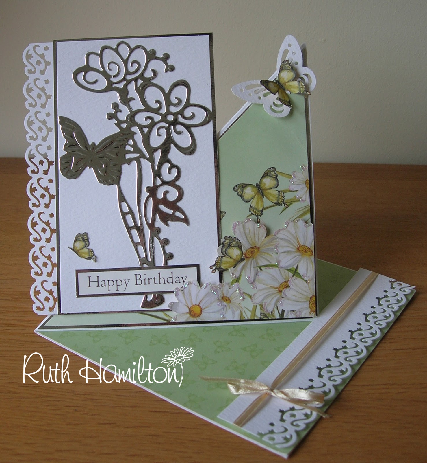 A Passion For Cards Butterfly twisted easel card