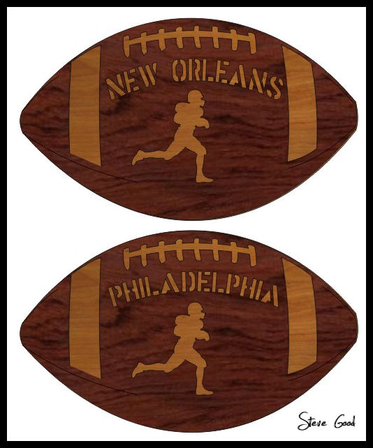 Scrollsaw NFC Team Footballs Scroll Saw Patterns.