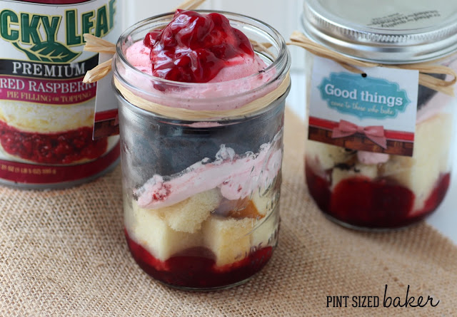 #luckyleafluckyme These Raspberry No-Bake Trifles are perfect for #summer! From www.pintsizedbaker.com