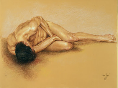 Cuerpos en el tiempo - Página 2 Arte+al+oleo,+desnudos+masculinos+dibujo+homre+sanguina