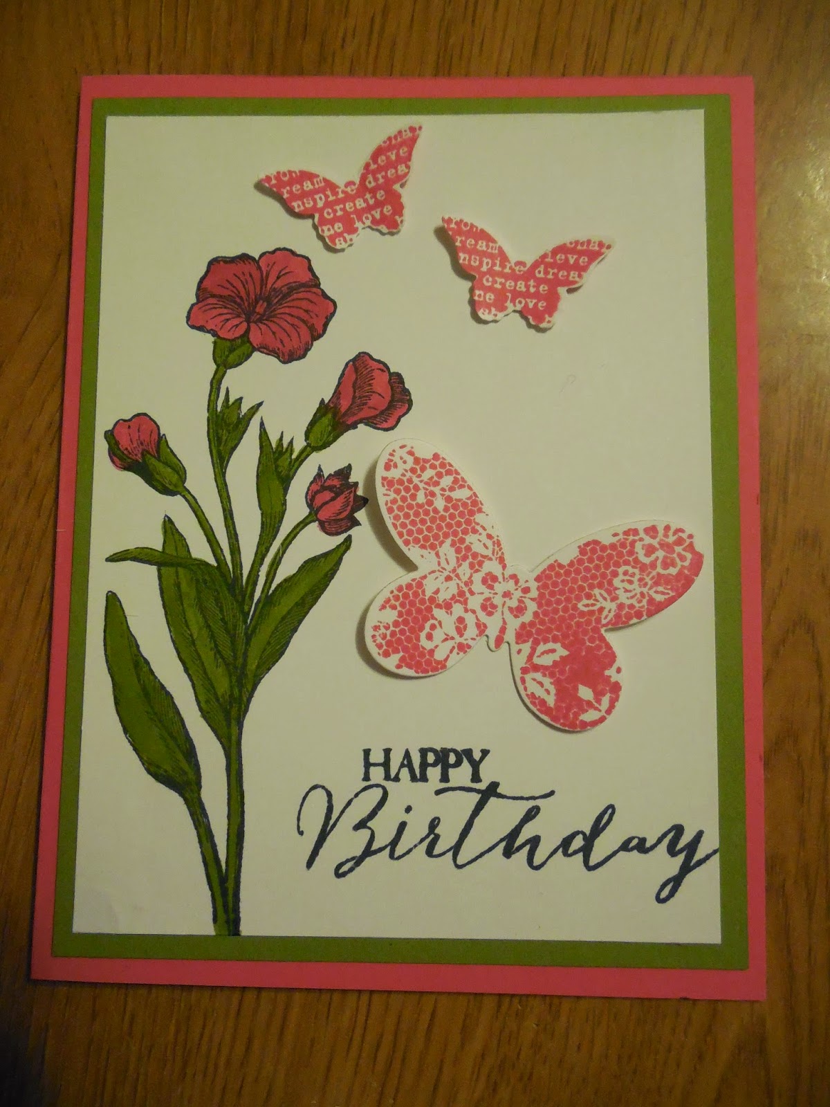 Betty's Stamp N Stuff Birthday card