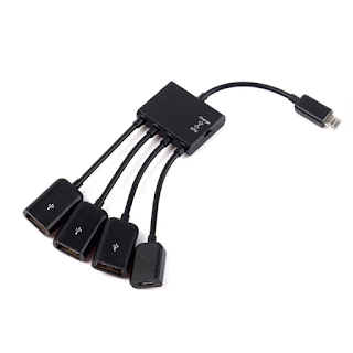 Buyincoins Micro USB OTG Hub Host Adapter Cable