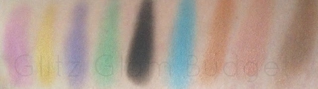 Urban Decay Deluxe Shadow Box Palette Urban Decay Palette Swatches