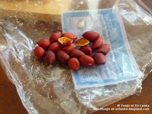 cacahuetes au Sri lanka