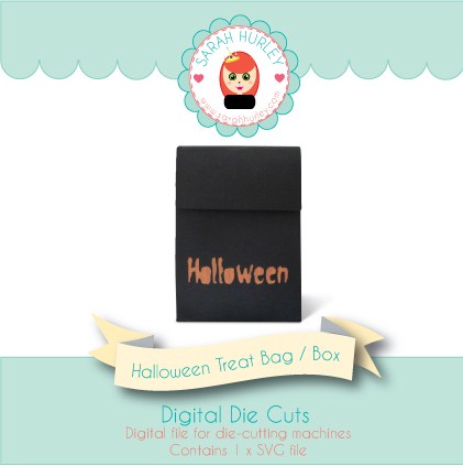 Sarah Hurley Blog: Halloween Treat Bag / Box - Free SVG File!