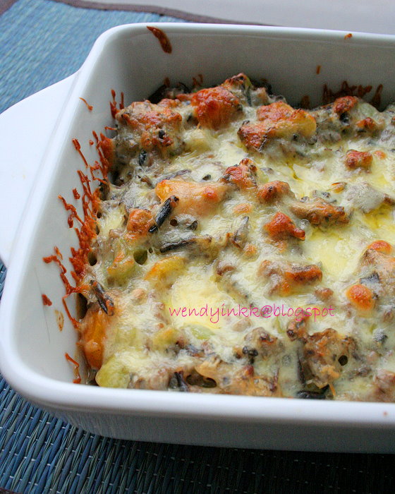 Table for 2.... or more Cheezy Baked Wild Rice Hotdish Rice Week 2