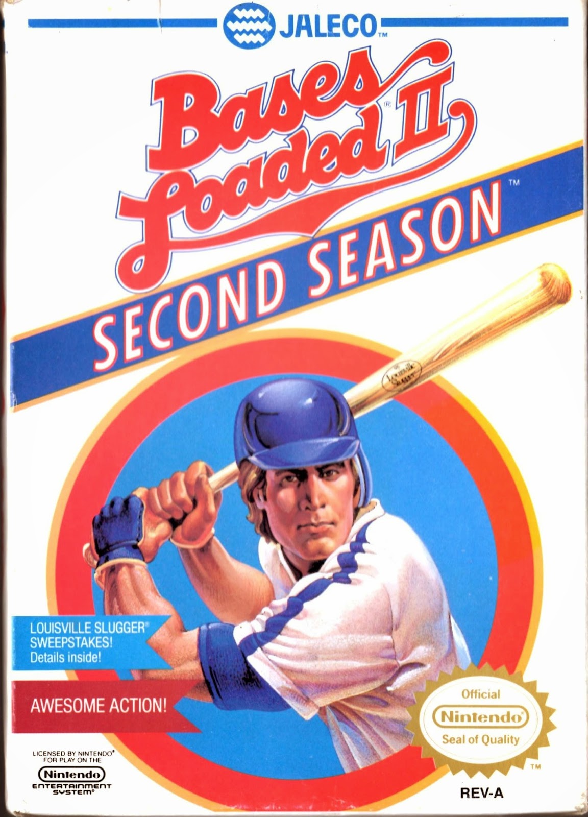 Electronic Baseball Jaleco Bases Loaded II Second Season