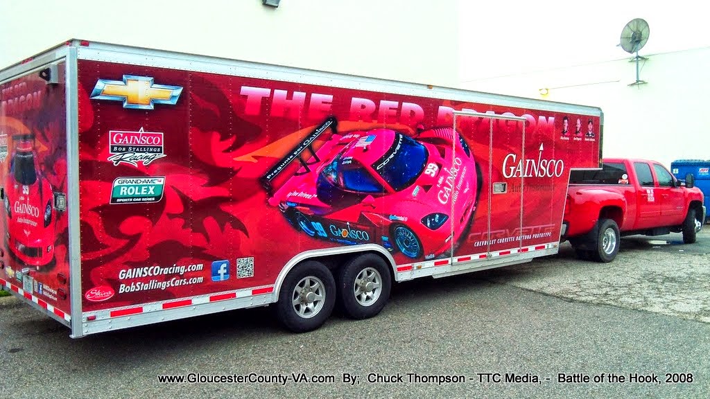 Gloucester VA Links and News Gainsco Racing, Corvette Race Car As Seen