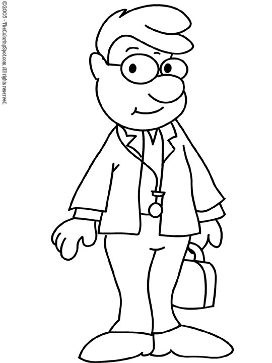 Doctor Coloring Pages Doctor Coloring Pages