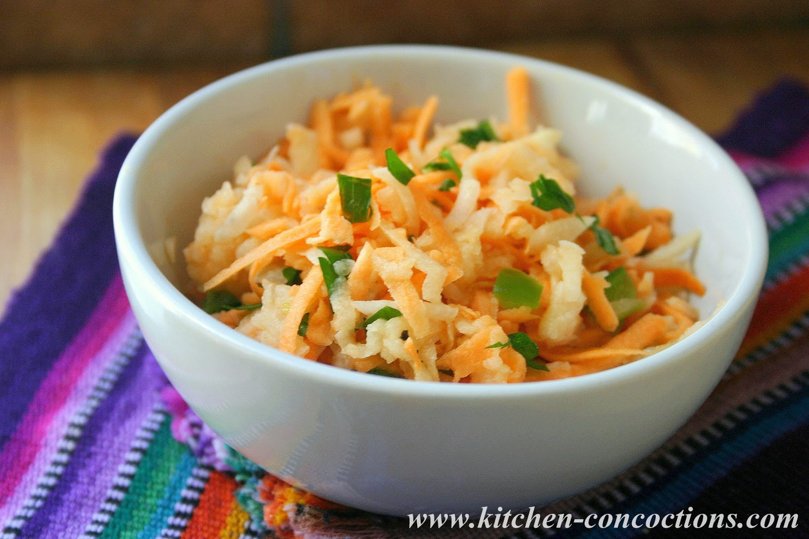 Sweet Potato and Jicama Slaw Kitchen Concoctions