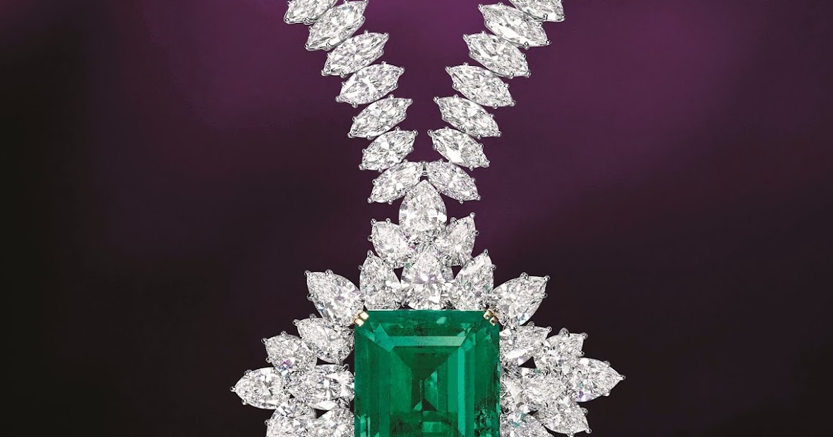 Kee Hua Chee Live! HARRY WINSTON EMERALD AND DIAMOND NECKLACE FOR RM